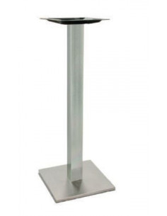 Mesas de Exterior. Pie de mesa Inox alto