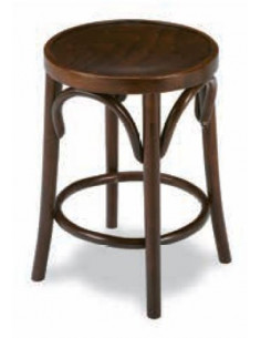 Mob. Vintage. Taburete bajo madera