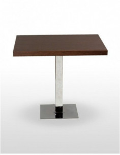 Mesas de Interior. Mesa cuadrada Picasso PIE CROMADO
