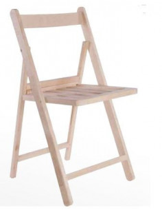 Eventos y catering. Silla plegable  haya SEMI PRO