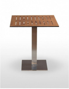 Mesas de Exterior. Mesa bar Inox terraza Picasso