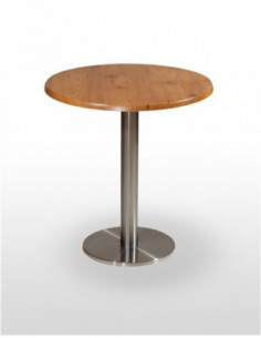 Mesas de Interior. Mesa PICASSO INOX Base redonda