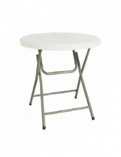 Eventos y catering. Mesa plegable redonda BISTRO 80 cm