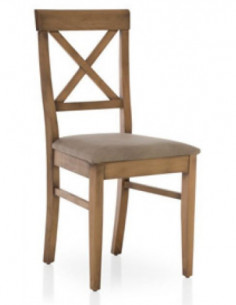 Sillas de Interior. Silla madera tapizada HAYA