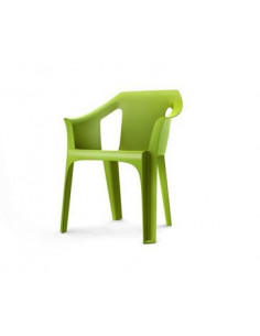 Sillón apilable econonico  para exterior COOL color blanco 2