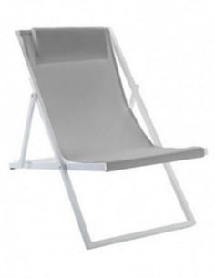 Tumbonas metálicas. TUMBONA SAND PLEGABLE