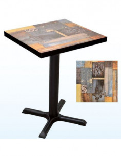 Mesas de Interior. Mesa Vintage 70x70