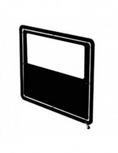 Cerramientos Terraza. Separador SIENA plafón 180x140cm ventana