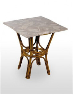 Mesas de Exterior. Mesa Bali4 Natural para restaurantes bares y hoteles