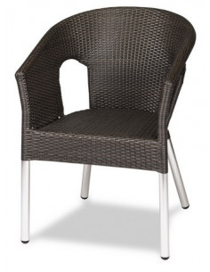 Sillas de Exterior. Sillón Rattan Tejido a mano
