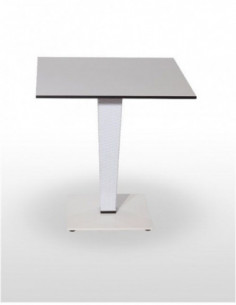 Mesas de Exterior. Mesa bar Exposi pie 40x40 IBiza