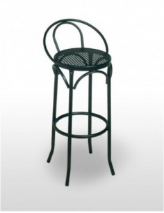 Taburetes de Interior. Taburete respaldo bar Arquillo