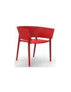Sillas de Exterior. Silla AFRICA roja