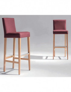 Taburetes de Interior. Taburete elegante con respaldo