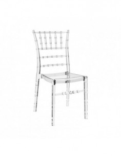 Eventos y catering. Silla CHIAVARI traslucida de Siesta