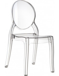 Sillas de Exterior. Silla transparente ELISABETH (MIA)