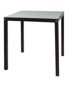 Mesas de Exterior. Pie mesa  KATER 70x70
