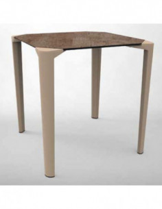 Mesas de Exterior. Mesa Corner 70X70