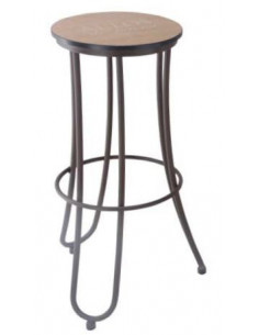 Taburetes de Interior. Taburete Acero Diseño