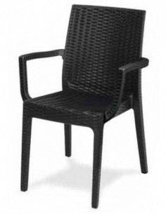 Sillas de Exterior. Sillón monobloc apilable terrazas