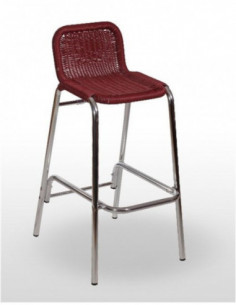 Taburetes de Exterior. Taburete MEDITERRANEO MÉDULA RESPALDO