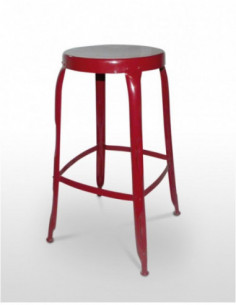 Mob. Vintage. Taburete chapa Vintage