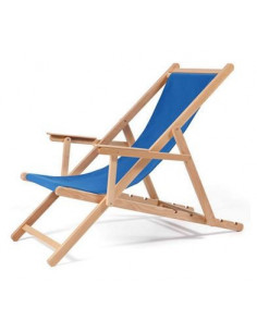 Tumbonas. Hamaca MADERA PLEGABLE con brazos