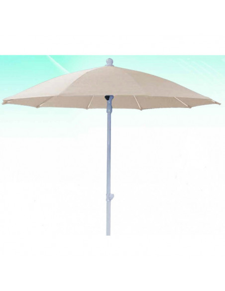 Parasol Aluminio Estriado para piscinas y hoteles 2 mts - Sombrillas Parasol Aluminio Estriado para piscinas y hoteles 2 mts - Sombrillas