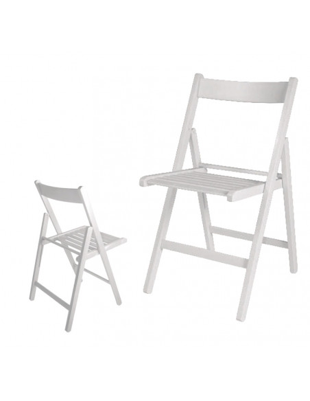 Eventos y catering. Silla plegable de madera de haya BASIC
