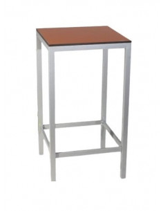 Mesas altas. Mesa alta DECO-H-C-R en aluminio Epoxi