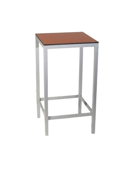 Mesas altas. Mesa alta DECO-H-C-R en aluminio Epoxi Mesas altas. Mesa alta DECO-H-C-R en aluminio Epoxi
