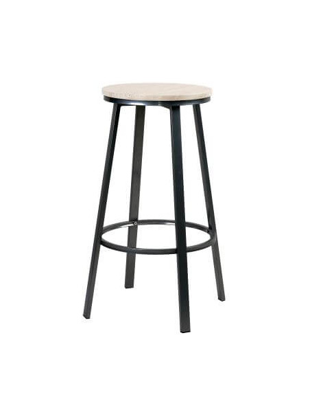 Taburetes de Interior. Taburete o silla alta de bar RH105.TABTITAN