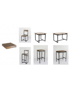 Taburetes de Interior. Silla alta o taburete RH105.TABODIN 2