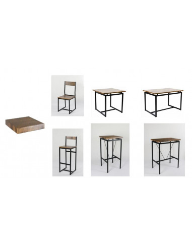 Taburetes de Interior. Silla alta o taburete RH105.TABODIN