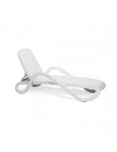 Tumbona Alfa para piscina hoteles Taupe 2