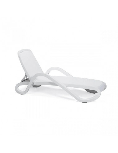 Tumbona Alfa para piscina hoteles Taupe