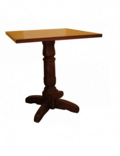 Mesas de Interior. Mesa pie central 70x70