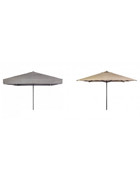 Parasol cuadrado aluminio FORMENTERA 3,5 metros con o sin faldon