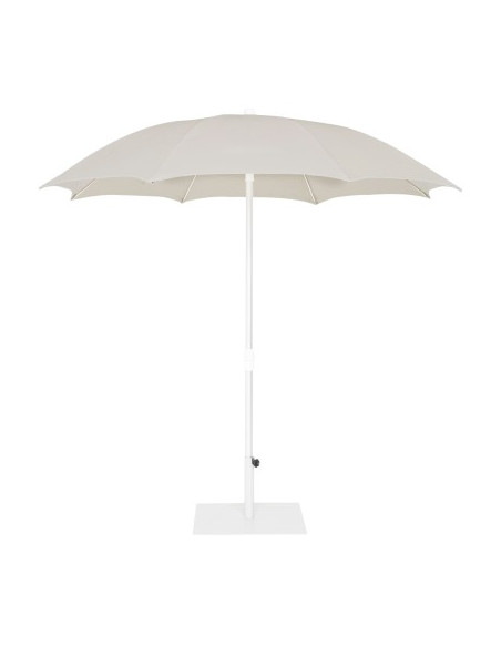 Parasol aluminio redondo PALMA GREY 2,5 metros blnaco Parasol aluminio redondo PALMA GREY 2,5 metros blnaco