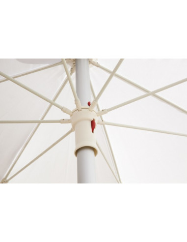 Parasol aluminio redondo PALMA GREY 2,5 metros detalle push Parasol aluminio redondo PALMA GREY 2,5 metros detalle push