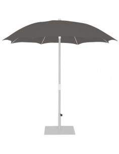 Parasol aluminio redondo PALMA GREY 2,5 metros blnaco 2