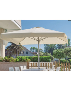 Parasol cuadrado aluminio VIGO  GREY 2,5 x 2.5 m. 2