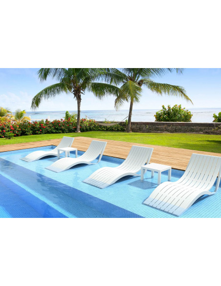 Tumbona Slim para piscina