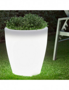 Macetero jardín diseño Violeta con o sin luz 2