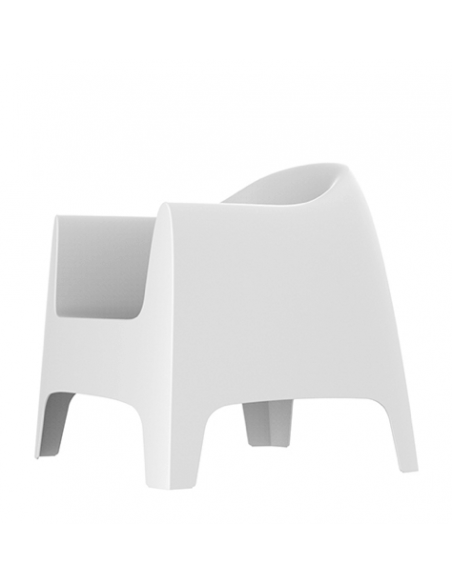 Sillon de terraza SOLID LOUNGE CHAIR de VONDOM RH77.V6 SOL1