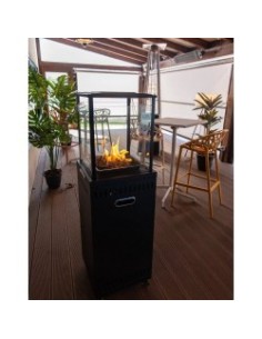 Estufa de diseño cuadrado...