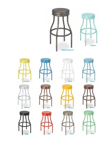 Taburete interior diseño botella