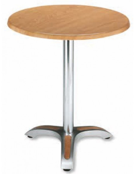 Mesas de Exterior. Mesa redonda base aluminio.