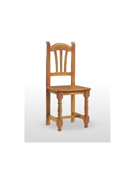 Silla Madera pino color miel