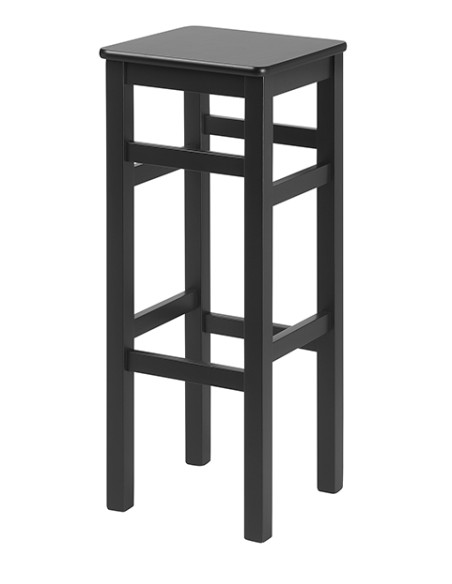 Taburete de Haya gris oscuro